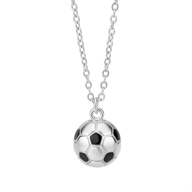 New World Cup Soccer Ball Pendant Choker Necklace